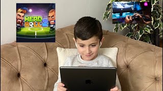 علي يلعب لعبة Head Ball 2