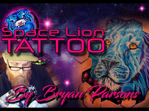 Space Lion Tattoo Win A Free Tattoo How Red The Disciption Below Youtube