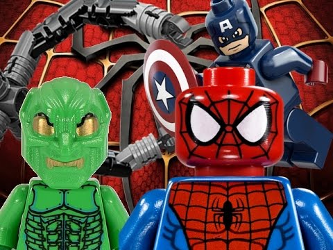 Lego Spiderman & Avengers Movie - YouTube