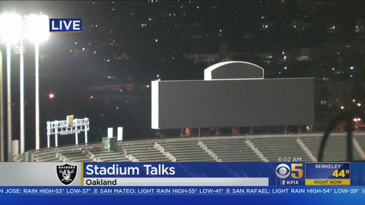 RAIDERS IN OAKLAND: Oakland Raiders may be nearing an agreement to play next season in Oakland - YouTube