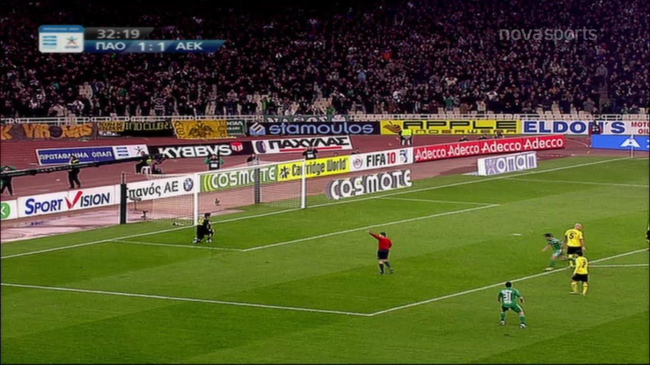 Παναθηναϊκός - ΑΕΚ(1-1), 31/01/2010