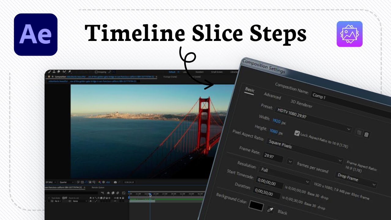 How to cut clips in After Effects (Quick Split) - YouTube