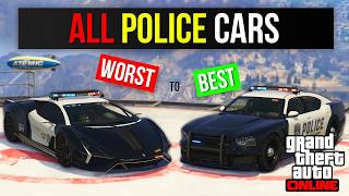 All Police Vehicles in GTA Online RANKED