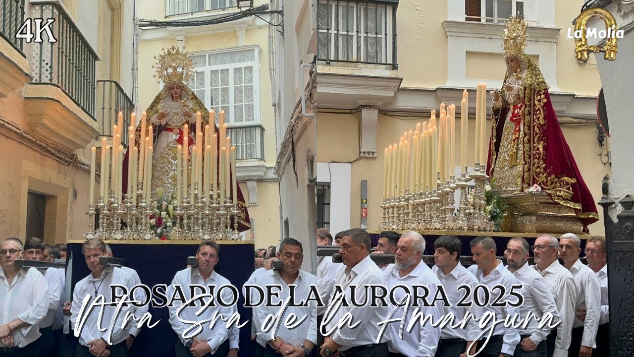 [4K] Rosario de la Aurora de Ntra. Sra. de la Amargura | Hdad. de la Humildad y Paciencia (Cádiz)