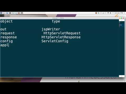 11   JAVA EE JSP Implicit Objects