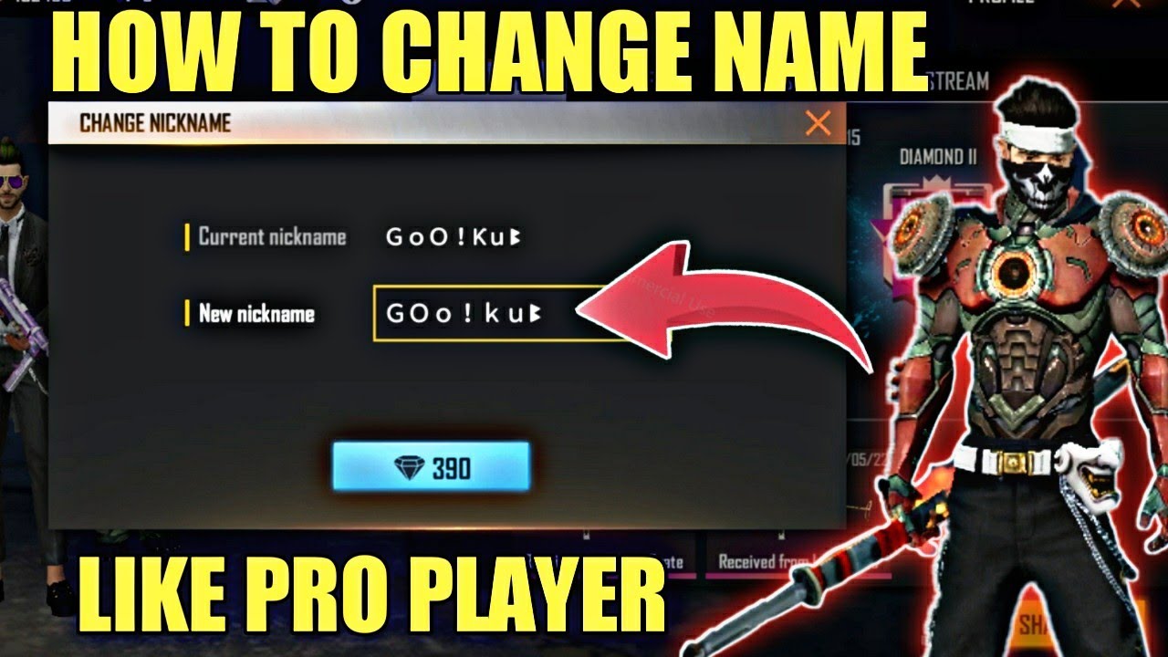 How To Change Your Name In Freefire Stylish Like A Pro Nepali Army Official Youtube