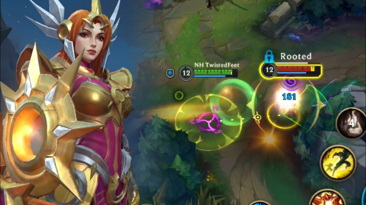 WILD RIFT: SUPPORT TANK LEONA GAMEPLAY | PATCH 4.4B - YouTube