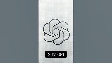 Draw ChatGPT Logo #art #drawing #shorts #chatgpt #openai #easydrawing #graph