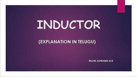 Network Theory -Lec 03 ."Inductor"