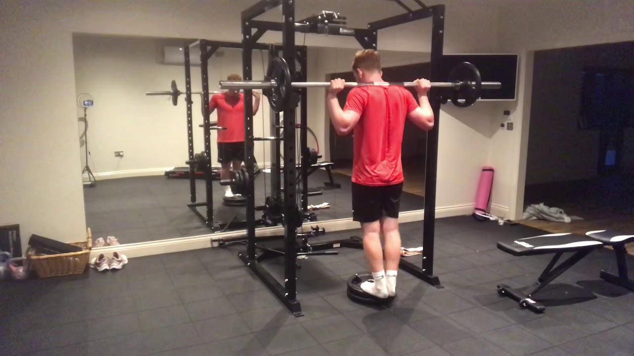 How to barbell calf raise YouTube