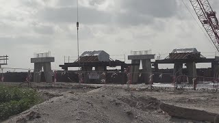 Construction booming at Rollover Pass, where a new $30M fishing pier is expected to revive tourism