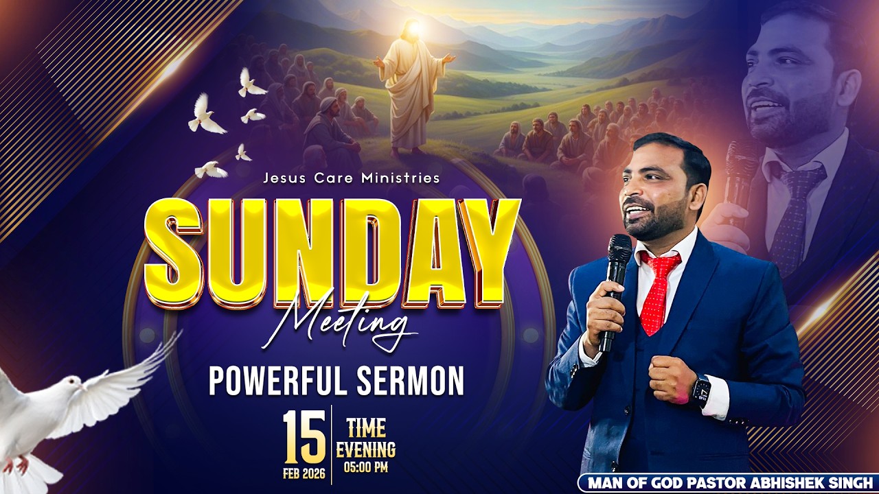 Sunday Meeting |hindi christian message |Rev. Abhishek Singh|JesusCareMinistries