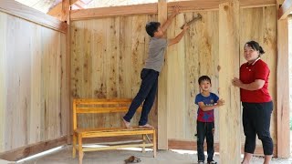 Building a new house - Perennial wood and Harvesting vegetables and pumpkins