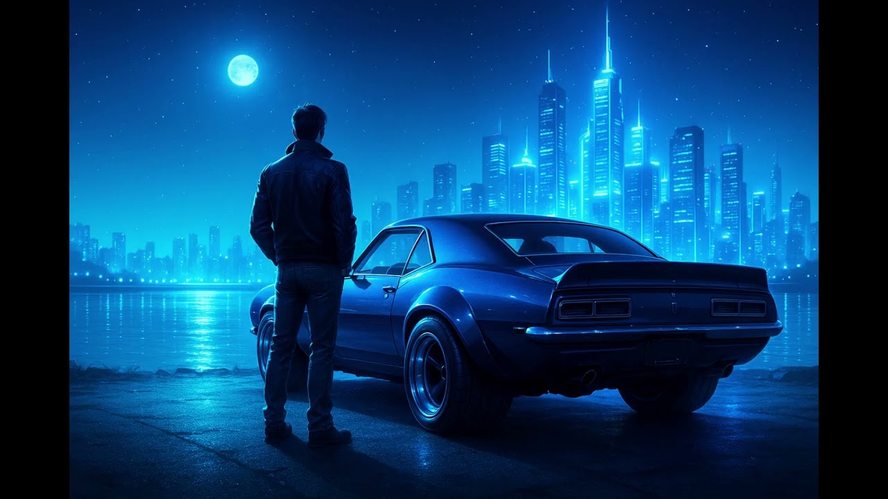 Midnight Miles (synthwave vocal music, night drive music)