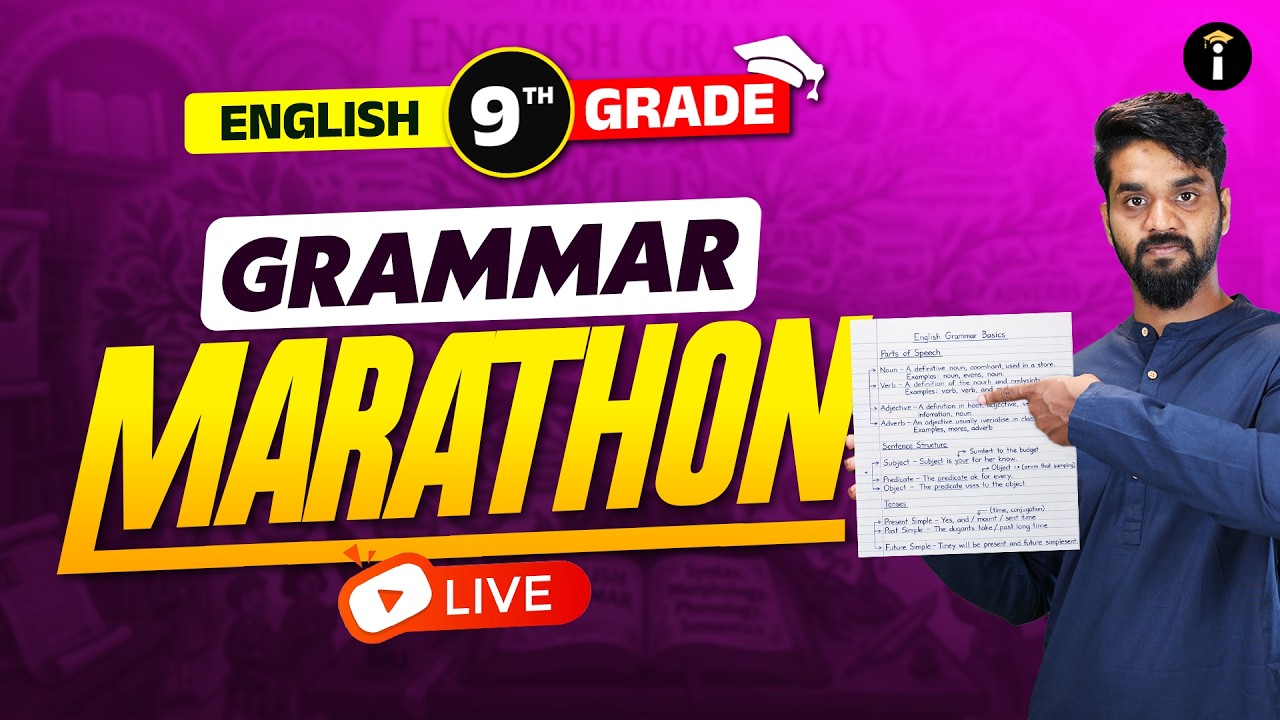 Class 9 English | Complete English Grammar Marathon 🚀