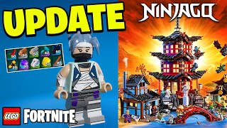 FIRST LEGO Fortnite UPDATE is HERE + LEGO Fortnite NINJAGO NEWS