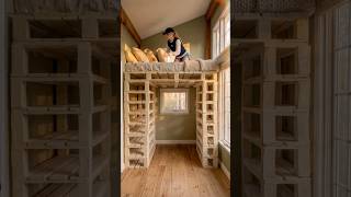 DIY Pallet Loft Bed & Under-Desk Office Build 🪵