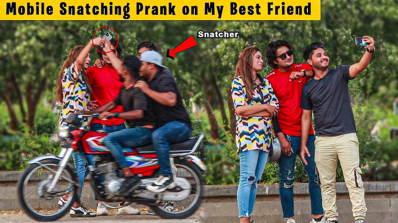 Mobile Snatching Prank on My Best Friend | Gone Wrong | @ZaidChulbula ...