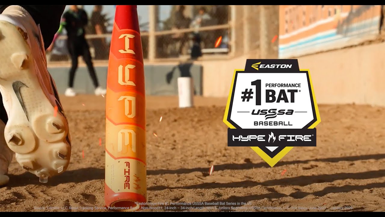 EASTON HYPE FIRE -10, -8, -5 USSSA YOUTH BASEBALL BAT | Easton