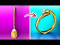 How to Make Beautiful Rings From Spoon And Coins