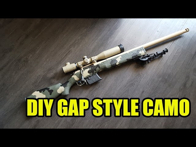 DIY: Camo Paint Your Rifle - Sponge Style