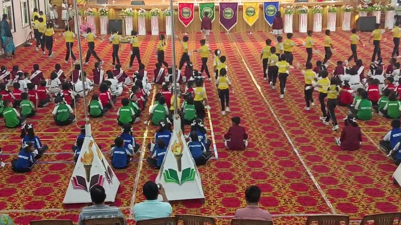 Montfort school nagpur yellow house leaders pared #💛🏠