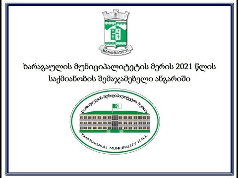 ხარაგაულის მერის, კობა ლურსმანაშვილის 2021 წელს განხორციელებული საქმიანობის ანგარიში