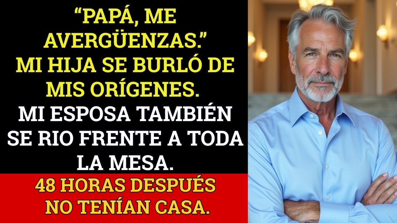 Mi HIJA Se Burló De Mí Frente A Su Familia Política — Mi Esposa Rió También, Pero Poco Duro...