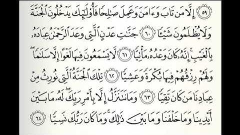تلاوات مختارة سورة مريم القارئ ناصر العبيد