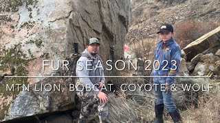 MTN LIFE TRAPPING | Fur Season | EP 1 | MTN LION | BOBCATS | COYOTES | WOLF | 2023!!!