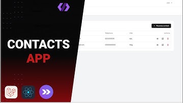 Crée une application de Contact avec Laravel 12, Inertia JS et React JS