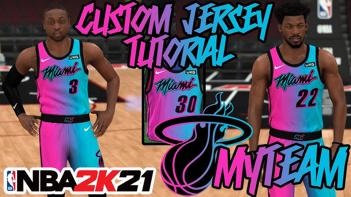 MIAMI HEAT VICE CITY CUSTOM COURT TUTORIAL! MIAMI VICE ARENA! NBA