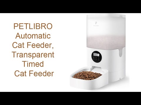 PETLIBRO Automatic Cat Feeder & Features - YouTube