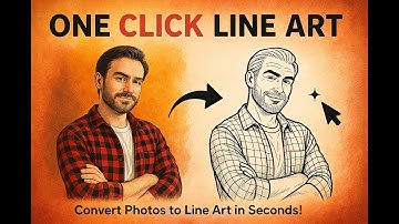 You Won’t Believe This One-Click Line Art Trick!