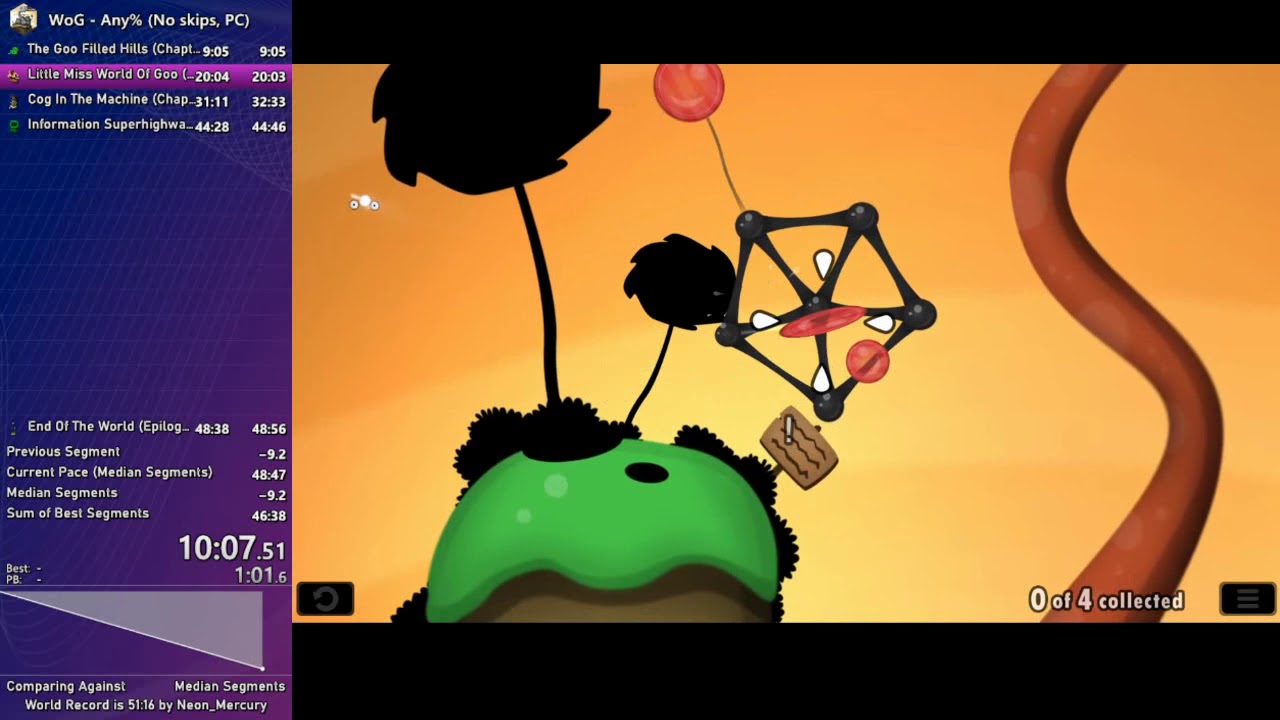 world of goo speedrun world of goo speedrun
