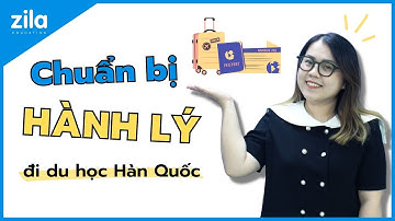 CHUẨN BỊ HÀNH LÝ ĐI DU HỌC HÀN QUỐC | DU HỌC HÀN CẦN MANG GÌ? - Du học Hàn Quốc cùng Zila