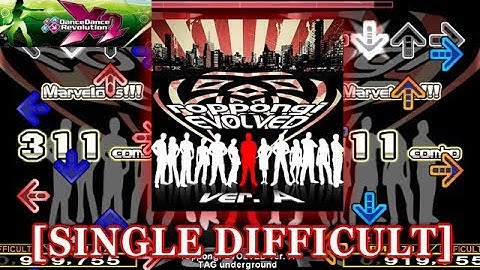 【DDR X2】 roppongi EVOLVED ver.A [SINGLE DIFFICULT] 譜面確認＋クラップ