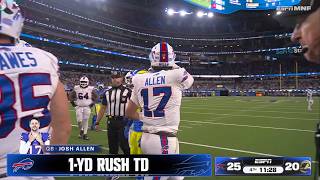 JOSH ALLEN GETS HIS HANDS DIRTY FOR ANOTHER 6