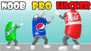 NOOB vs PRO vs HACKER - Pepsi and Coke Wars