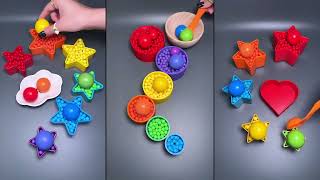 Satisfying Beautiful Beads, Colorful Balls, Haba Slope, Xylophone,  Falling Beads Reverse Video ◀️ screenshot 3