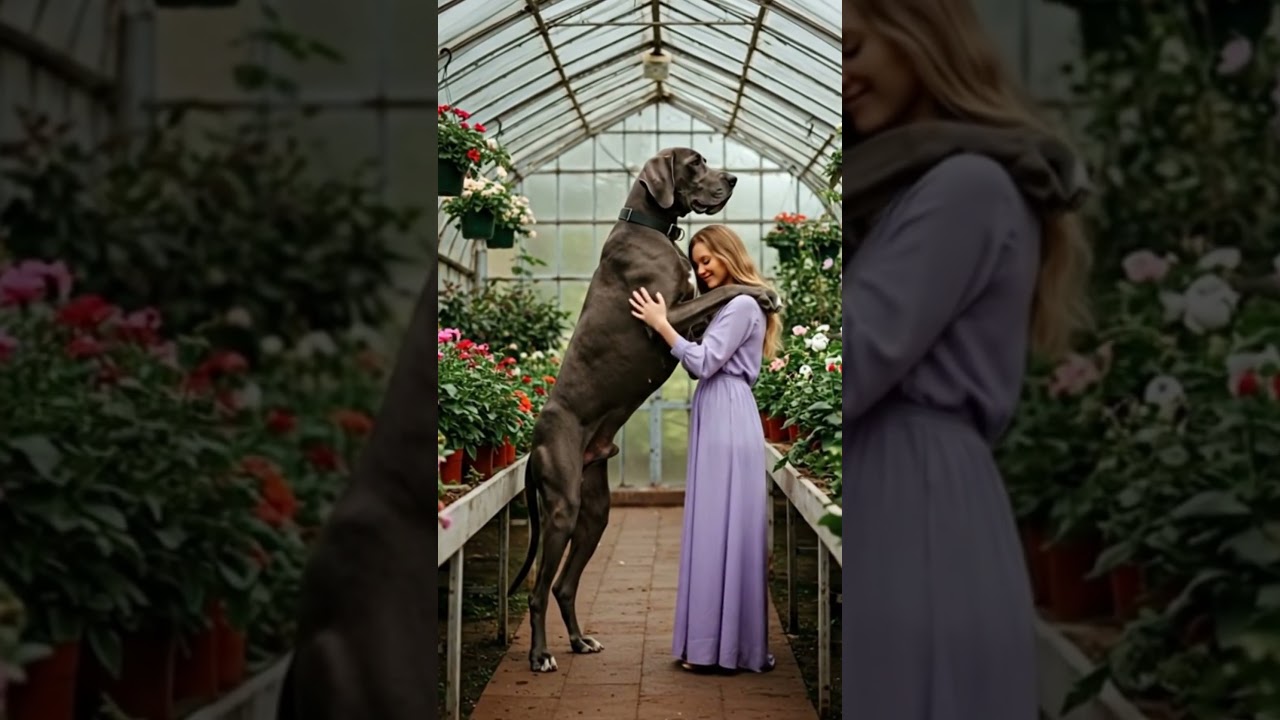 The best couple love Dogs: When Giants Love Back A Girl and Her Great Dane