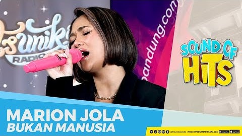 Marion Jola - Bukan Manusia (Live at Rooftop Janevalla Bandung) | Sound of Hits