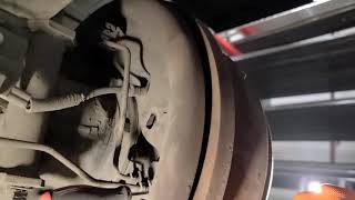 Isuzu npr hd rear brake removal