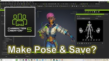 CC5 How to Make Pose & Save it? Character Creator 5 Tutorial #cc5 #charactercreator5 #tutorial