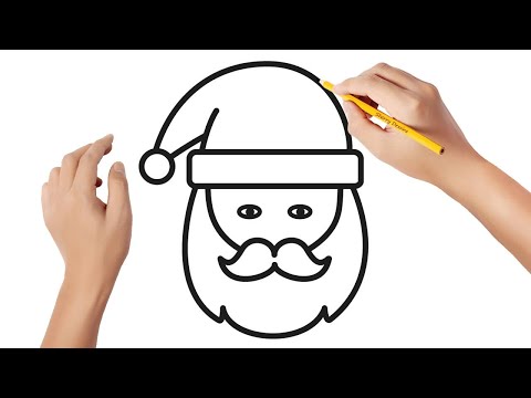 Vidéo: Comment Dessiner Le Visage Du Père Noël