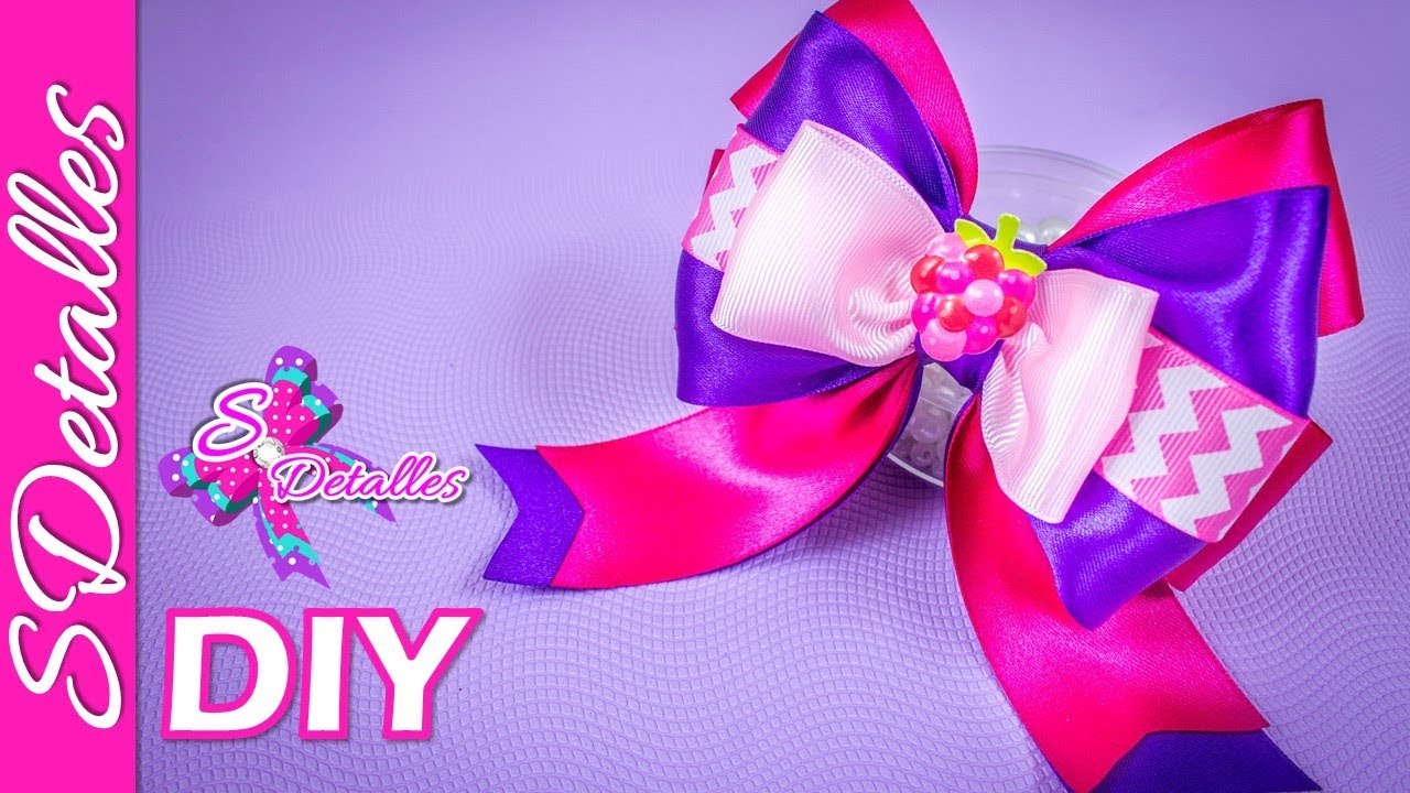 🎀 Lazos de Cintas MULTICOLOR! 🎊 | Video# 110 | SDetalles | DIY