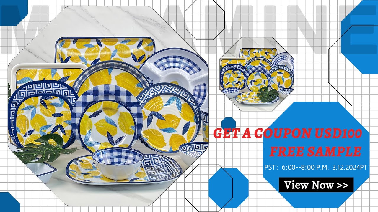 Hot sale melamine dinnerware sets