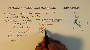Vectors and Direction Magnitude Examples in Two Space - EDEXCEL - GCSE