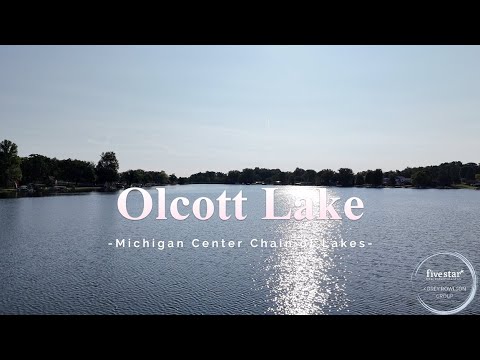 Olcott Lake Michigan Center Chain of Lakes Big Wolf Chain of Lakes Jackson County Michigan