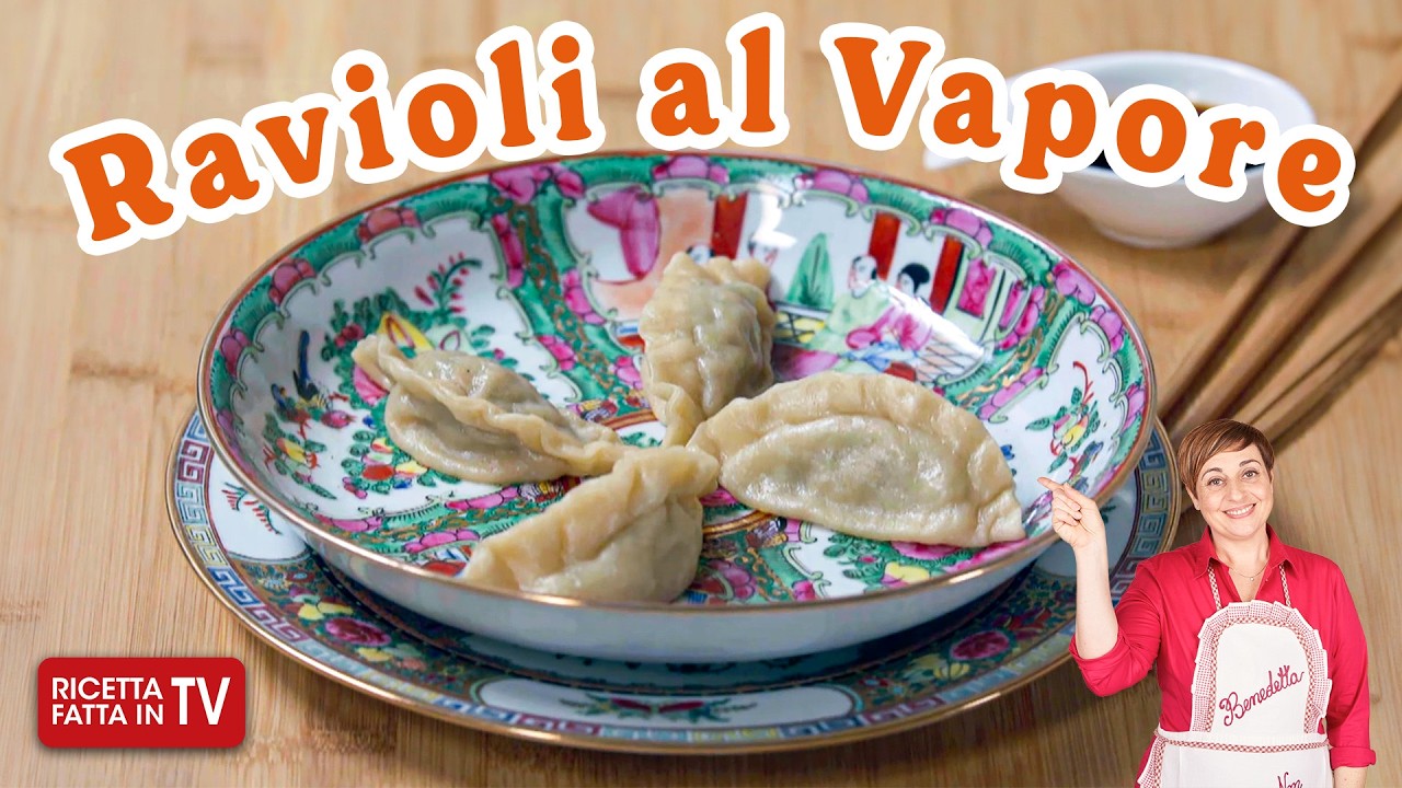 RAVIOLI AL VAPORE di Benedetta Rossi - Ricetta TV Fatto in Casa per Voi